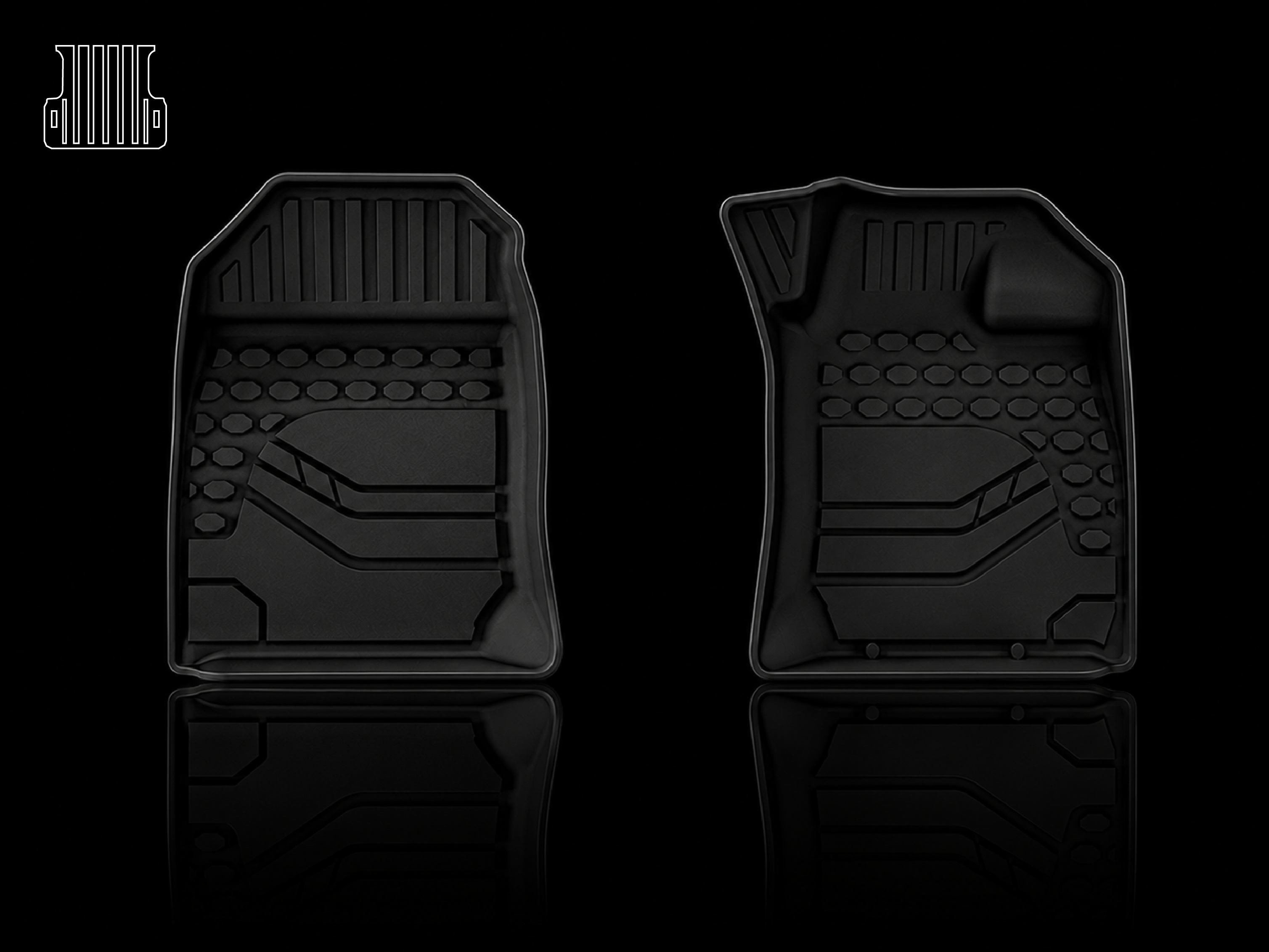 Isuzu D-MAX Floor Mat Set