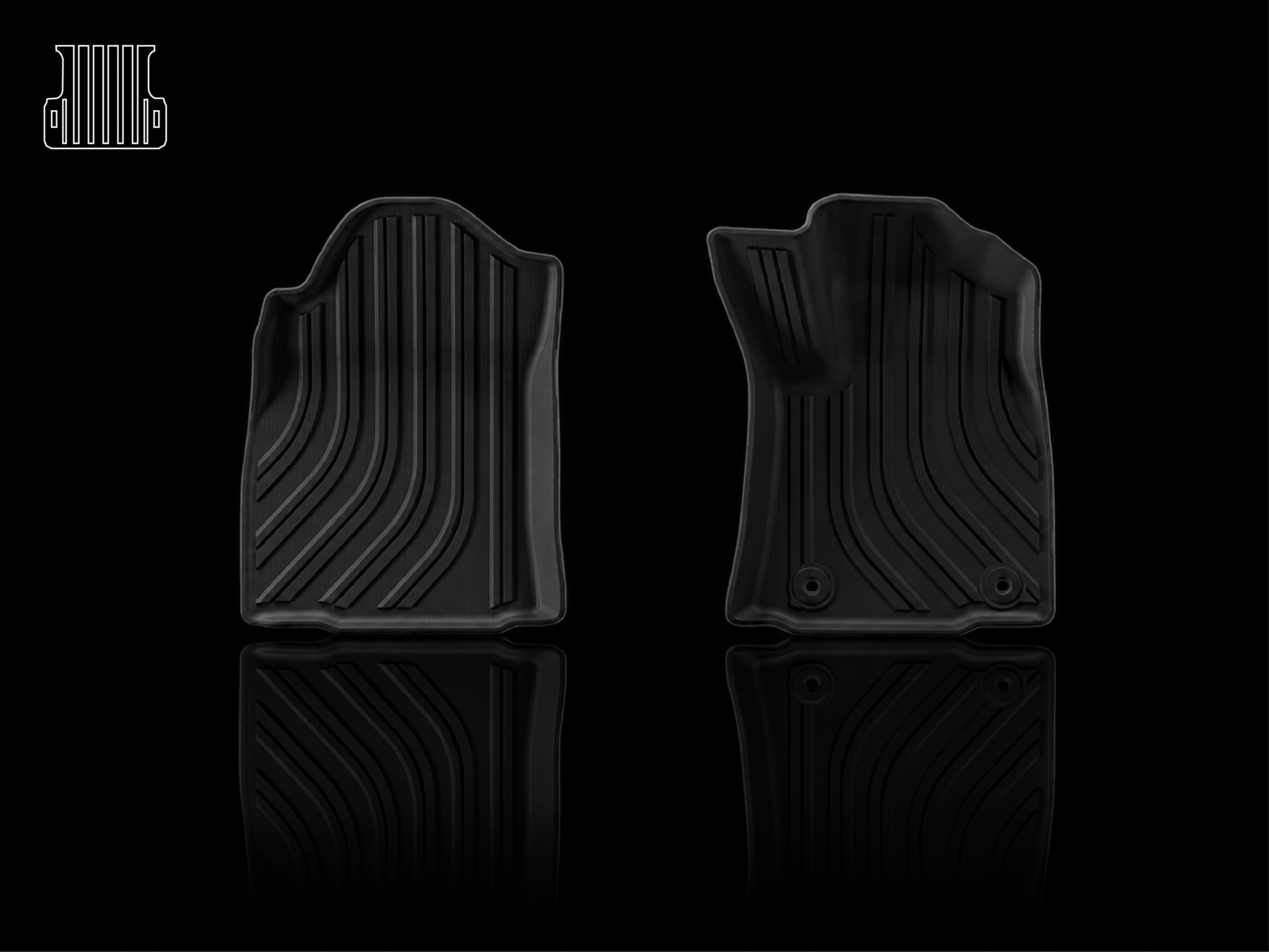 Toyota Fortuner Floor Mat Set
