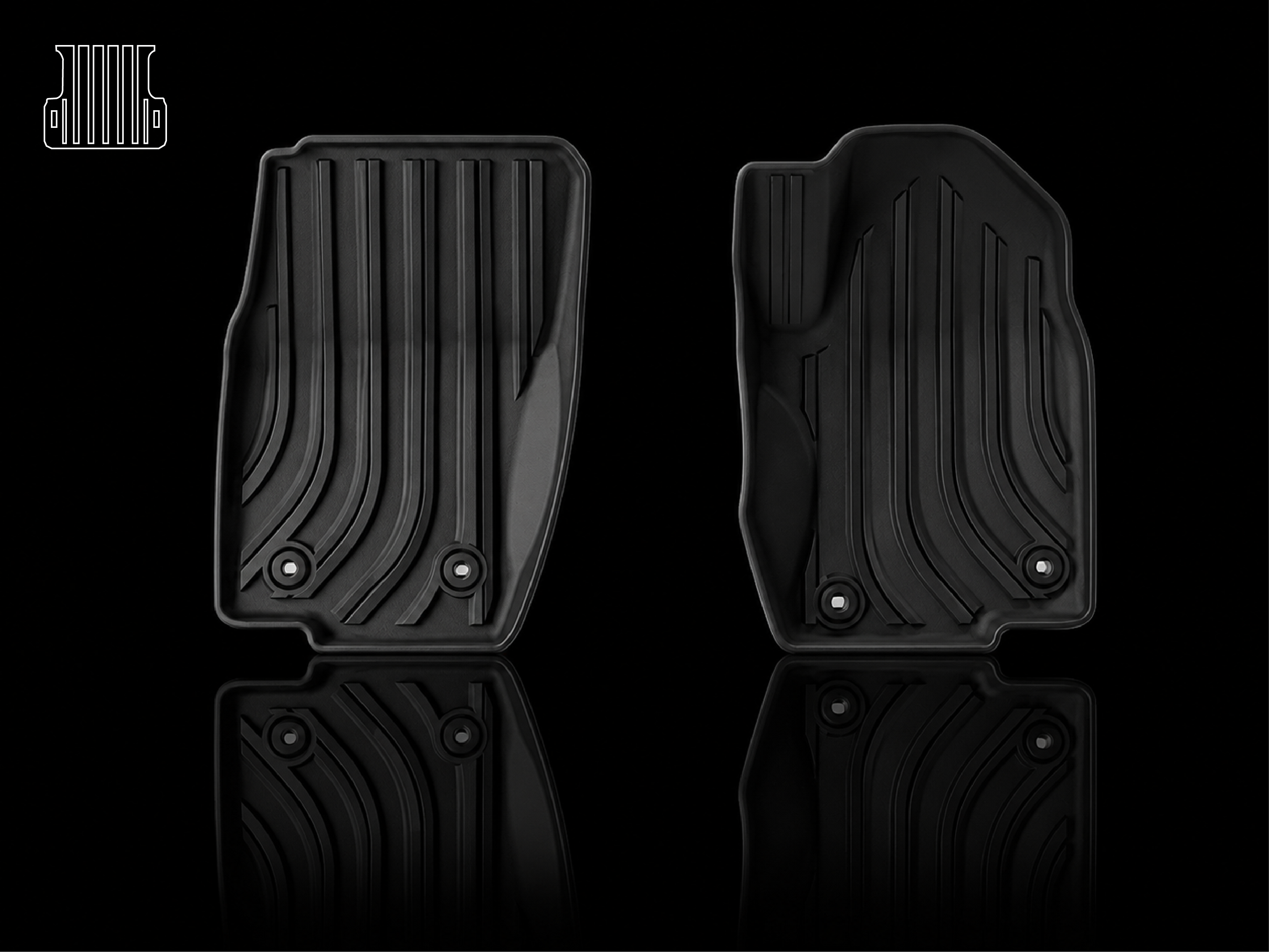 Toyota Land Cruiser Prado Floor Mat Set