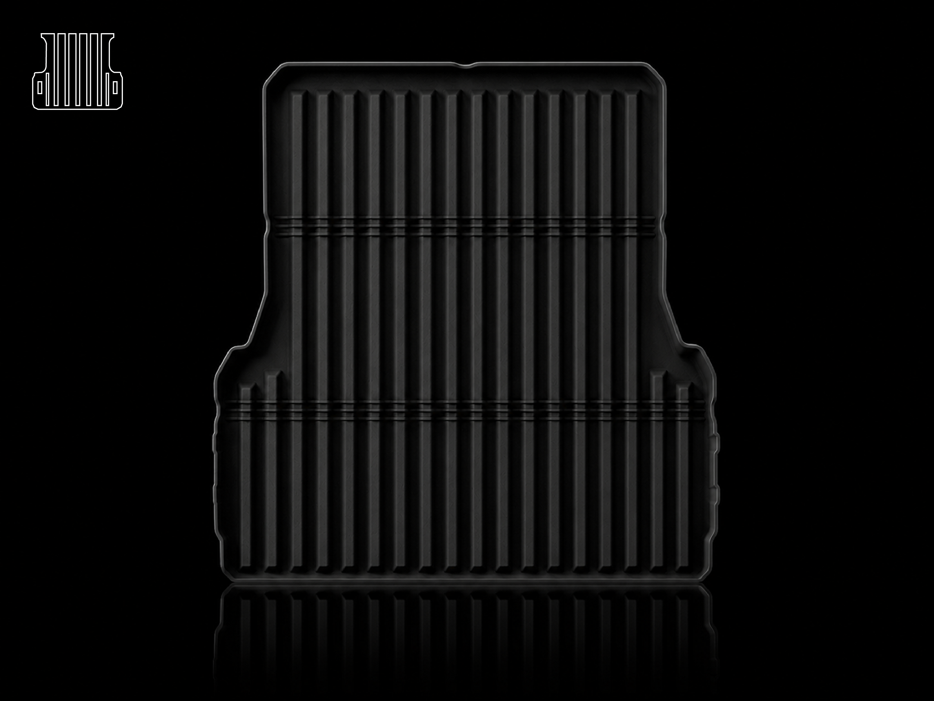 Nissan Navara Rear Bucket Mat